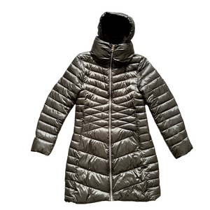 Karl Lagerfeld Dark Green Puffer Jacket Size XS Cozy Winter Warm Casual